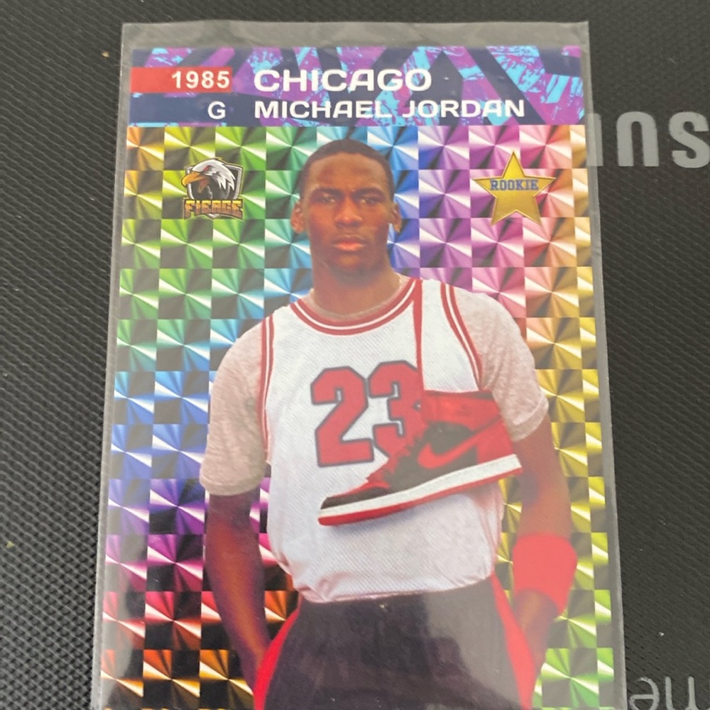 1985 Fierce Rookie Card Nike Promo Michael Jordan Goat only 1000 made